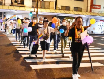 多様な性 尊重しよう　宮崎市で市民らパレード